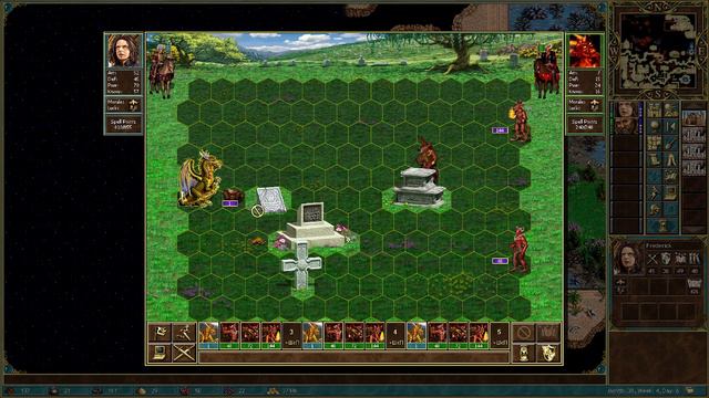 homm3 hota 1.7 campaign 04 boss-Zydar (without unit loss) смотреть онлайн