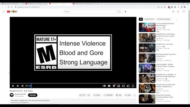 ❗REACTION❗ Resident Evil 4 REMAKE Trailers 1 through 3 смотреть онлайн