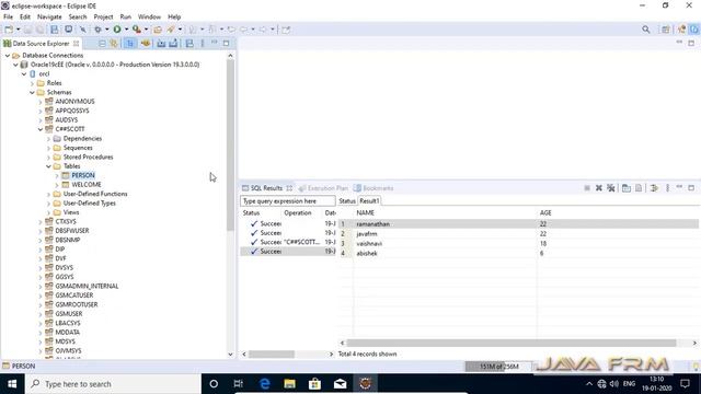 How to connect to Oracle Database 19c in Eclipse 2019-12 and Oracle SQL Development with Eclipse смотреть онлайн