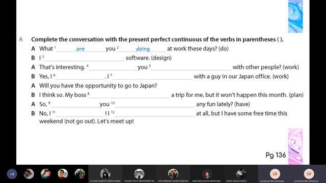 Advanced English - Present Perfect Continuous