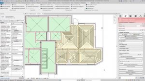 Панельное отопление в Revit