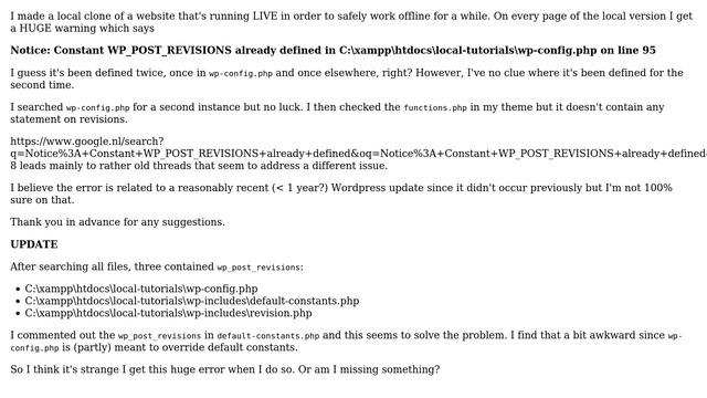 Wordpress: Notice: Constant WP_POST_REVISIONS already defined (2 Solutions!!) смотреть онлайн
