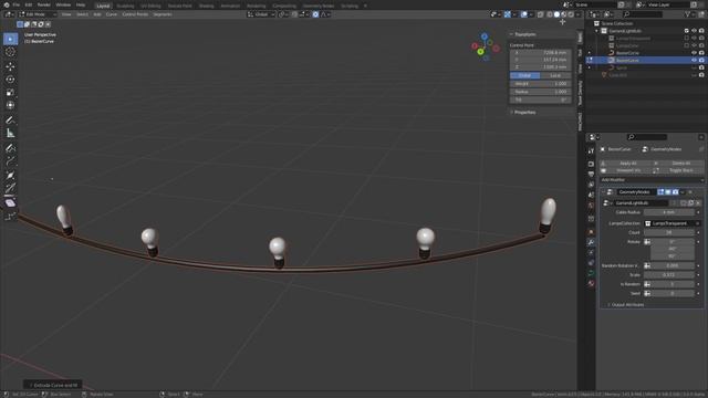 Blender Dynamic Asset - Garland Light Bulb смотреть онлайн