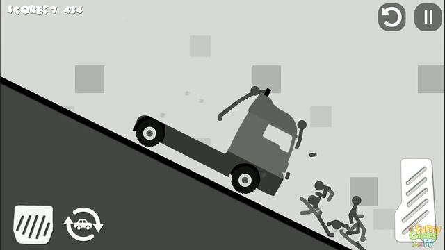 БЕШЕНЫЙ СТИКМЕН #2 как   про машинки в смешной игре   на Android от FGTV