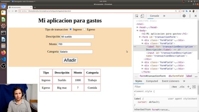 FormData en javascript - Obteniendo datos de un formulario - Como cuando y porque usarlo - JS смотреть онлайн