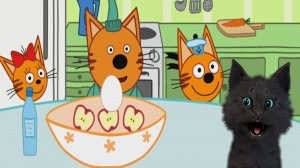 ТРИ КОТА, СУПЕР КОТ ? СОЗДАЕМ СВОЕ КОФЕ НА ЯБЛОКАХ, БИЗНЕС ? Три Кота Финансы для детей