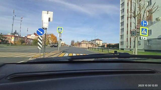 30.10.23 Пинск. въезд со стороны Столина. ул.Первомайская смотреть онлайн