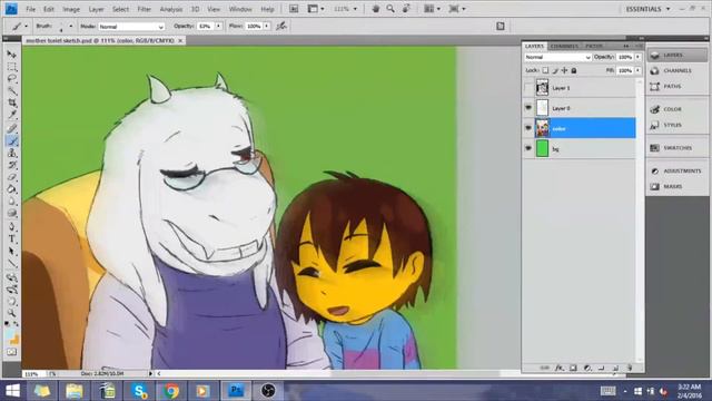Undertale Speedpaint - Mother Toriel смотреть онлайн