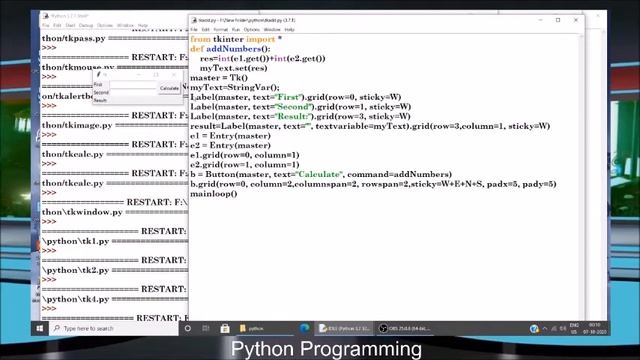 Python GUI programs part 1 смотреть онлайн