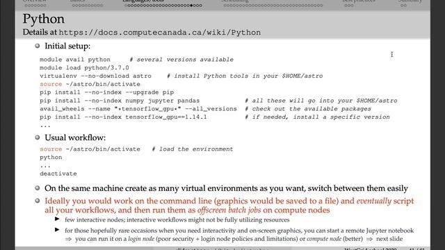 Python and R on clusters смотреть онлайн
