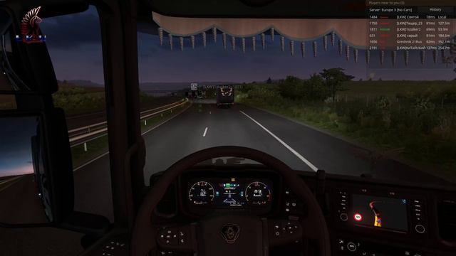 Euro truck simulator 2 Едем из Livorno в Nantes смотреть онлайн