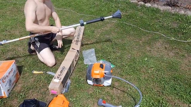 Распаковка - Бензокоса Eland GTR-425