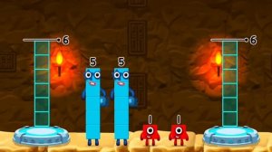 Numberblocks 6 Magic Run - Numberblocks Six Cave Adventure | Number Counting Go Explore Game