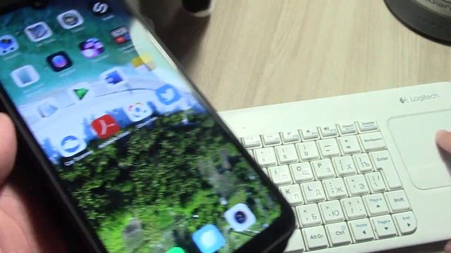 Как подключить USB Bluetooth клавиатуру Logitech 400c к Redmi Note 7 смотреть онлайн