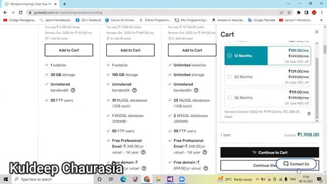 How To Buy Windows Hosting in godaddy | free domain | #hosting смотреть онлайн