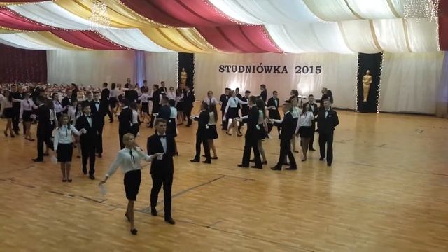 Staszic Polonaise Polonez Studniówka IV LO Biała Podlaska 2015 смотреть онлайн