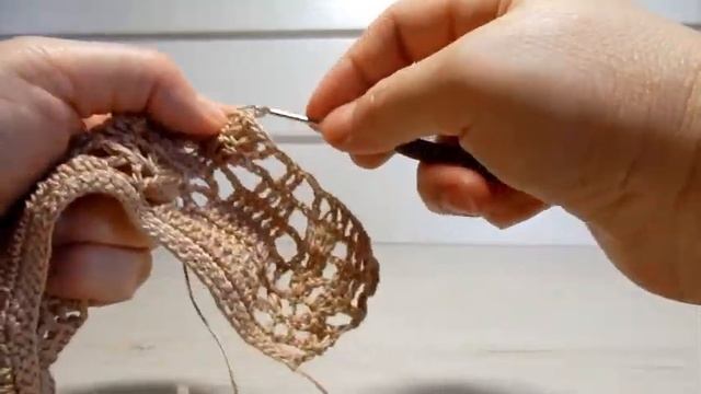 2 Вязаное крючком платье на девочку от года knitted dress смотреть онлайн