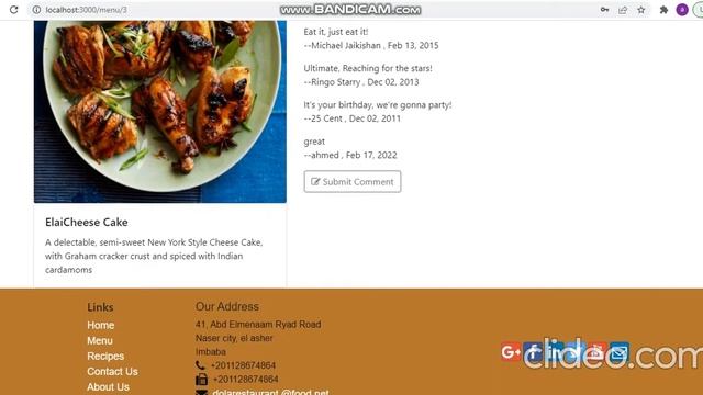 React Restaurant App Demo(REACT JS) смотреть онлайн
