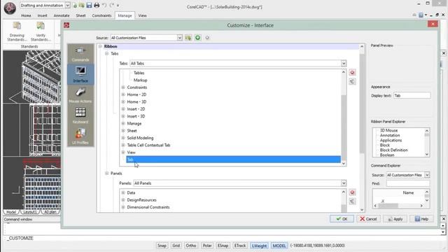 Customizable Windows Ribbon UI in CorelCAD смотреть онлайн