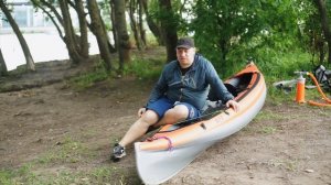 Обзор вспомогательного паруса  для байдарки.