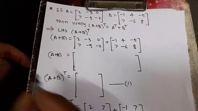 ## properties on transpose of matrix ## by Girish.P. Bhandekar смотреть онлайн