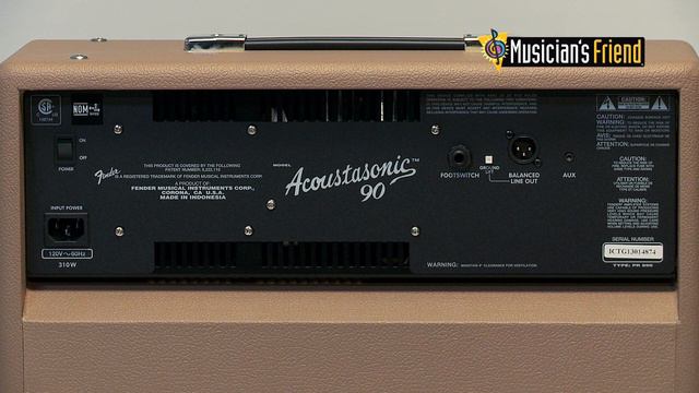 Fender Acoustasonic 90 90W Acoustic Combo Amp смотреть онлайн