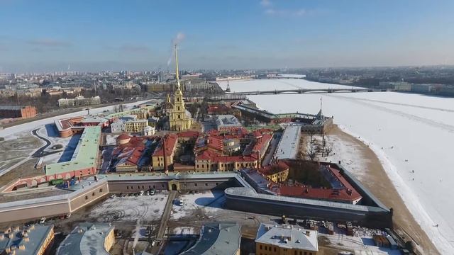 Квадрокоптер DJI Phantom 4, съемка в санкт-петербурге смотреть онлайн