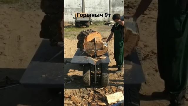#дровокол Горыныч 9Т #lion_drev #станок смотреть онлайн