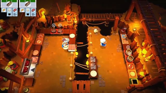 Overcooked 2 - Story Mode 2-4 - Plate Throw Trick смотреть онлайн
