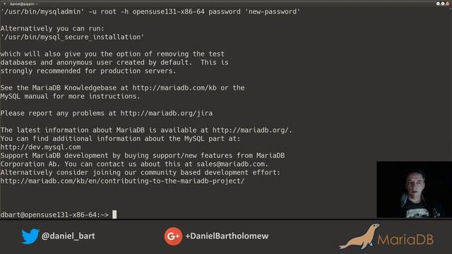 MariaDB Cookbook - Installing MariaDB on openSUSE смотреть онлайн