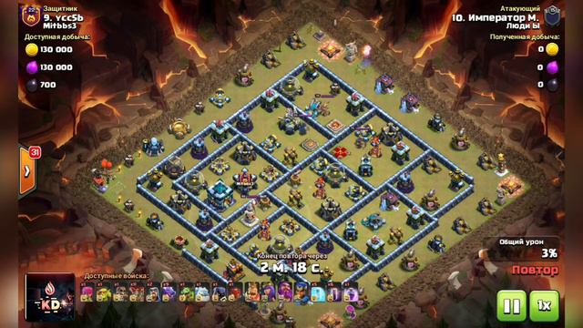 Хроники лвк февраль, второго клана КУДЕСНИКИ. Раунд 5. CLASH OF CLANS смотреть онлайн