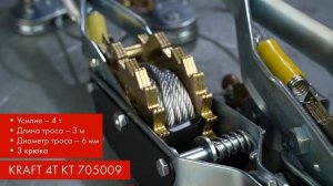 Обзор ручных лебедок KRAFT