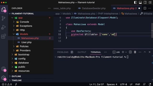 Part 1 - Cara buat CRUD Filament Laravel 10 смотреть онлайн