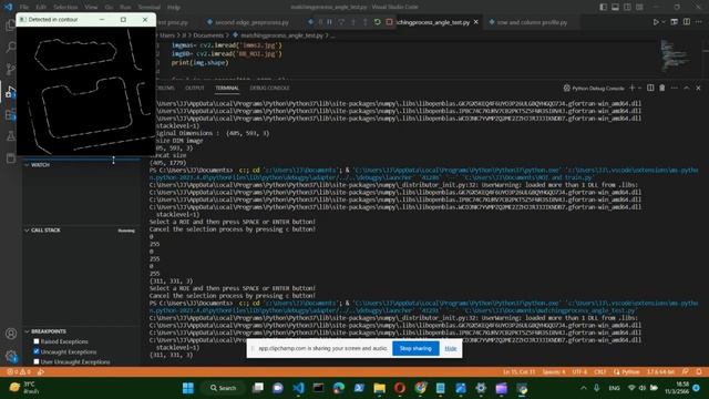 Python OpenCV for Workpiece Dimension measurement การใช้งาน Python Opencv เพื่อวัดขนาดของชิ้นงาน смотреть онлайн