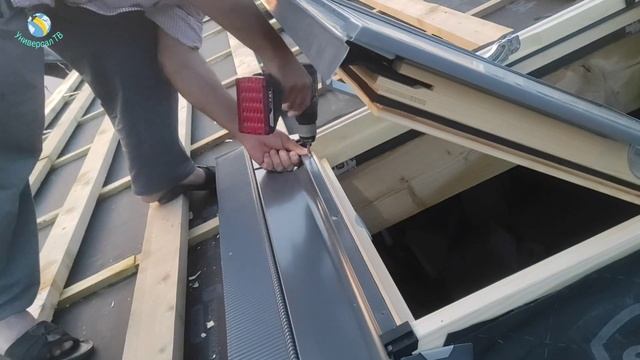 Монтаж мансардного окна VELUX, все по инструкция! смотреть онлайн