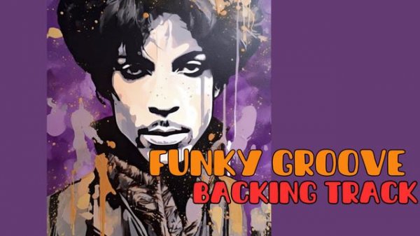 Prince Style Funk BACKING TRACK JAM in D  - 100 bpm