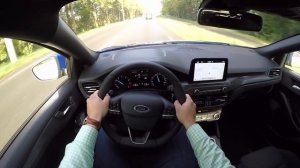 2018 Ford Focus 1.0 Ecoboost 125HP - POV Test Drive (no talking, pure driving)