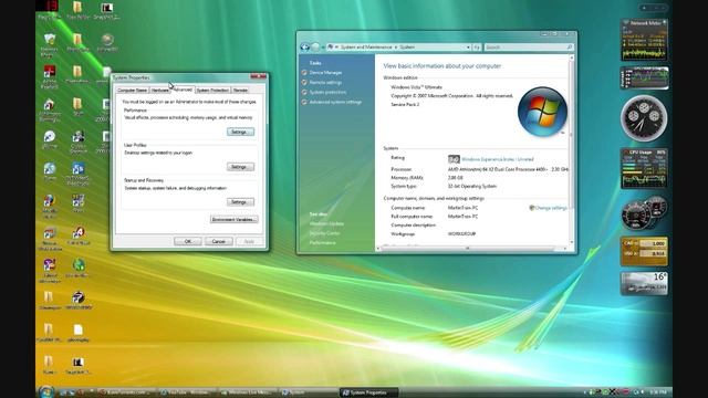 Windows Vista Performance Increase Virtual Memory Tut смотреть онлайн