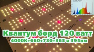 Квантум борд GoHydro - самый полный спектр | Quantum board 120W