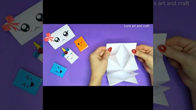Оригами из бумаги Кошелёк своими руками для детей Origami wallet смотреть онлайн