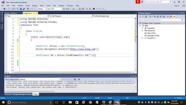 Selenium WebDriver C# - Inspect Elements+FindElement()+click()+sendKeys() смотреть онлайн