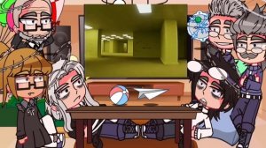 ? Scientists of history ? React To @kanepixels The Backrooms // Gacha Club // ORIGINAL //