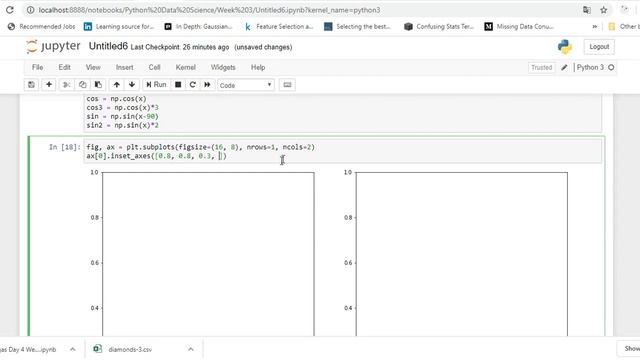 Belajar Data Science Visualisasi Dengan Matplotlib : Multiple Subplots 2 ( Axes di Dalam Axes ) смотреть онлайн