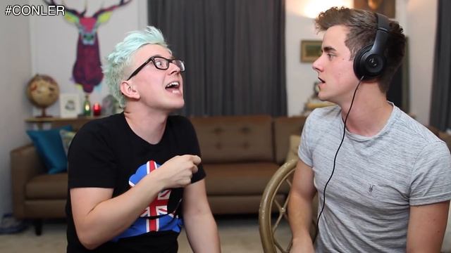Whispering Awkward Pickup Lines (ft. Connor Franta) | Tyler Oakley смотреть онлайн