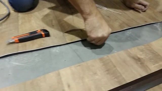 Способ крепления порога РУССКИЙ ПРОФИЛЬ в бетонный пол смотреть онлайн