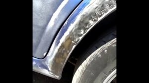 Замена арки Шевроле Лачетти и покраске