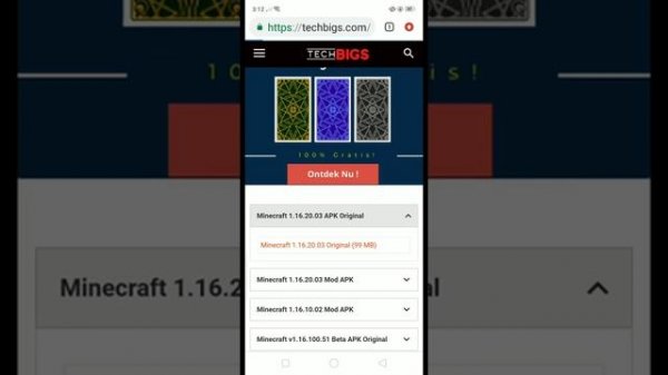 How to download Minecraft 1.16.20.03 Mod APK Download for free