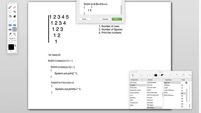 5.Number patterns in java - Program to print inverted pyramid number pattern with for loop смотреть онлайн