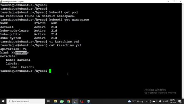 How to create namespace on Kubernetes Cluster смотреть онлайн