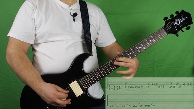 Простой рифф для электрогитары /Дарю риффы